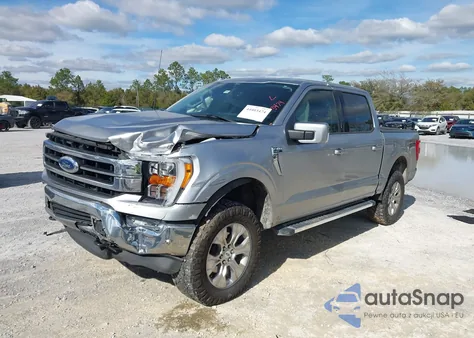 2022 Ford F-150 Lariat z USA, uszkodzony, nr VIN 1FTFW1E51NFA03366